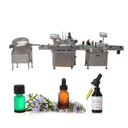 ម៉ាស៊ីនចាក់ប្រេងអូលីវ 10ml 15ml ដបតូច ប្រេង Essential Beard Oil Filling Machine for Plastic Vial